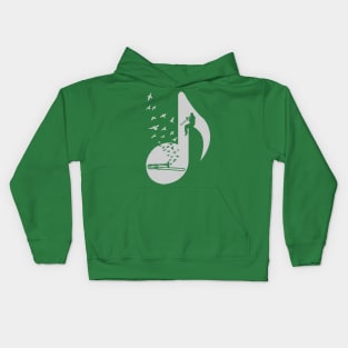 Musical note - Trombone Kids Hoodie